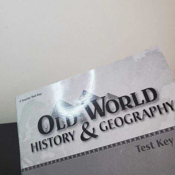 Abeka Old World History and Geography Test Key Grade 5 (2022) 4th Edition - Picture 11 of 11